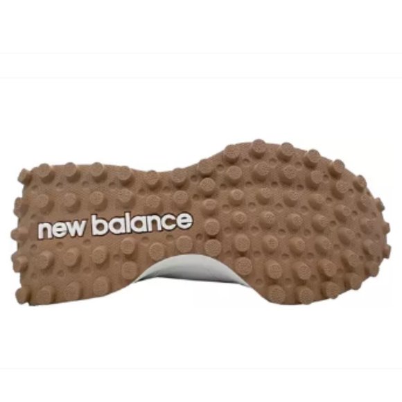 New Balance 327 Golf & Casual LEATHER Women's Sneakers Shoes White Tan 6-10 - Picture 12 of 16